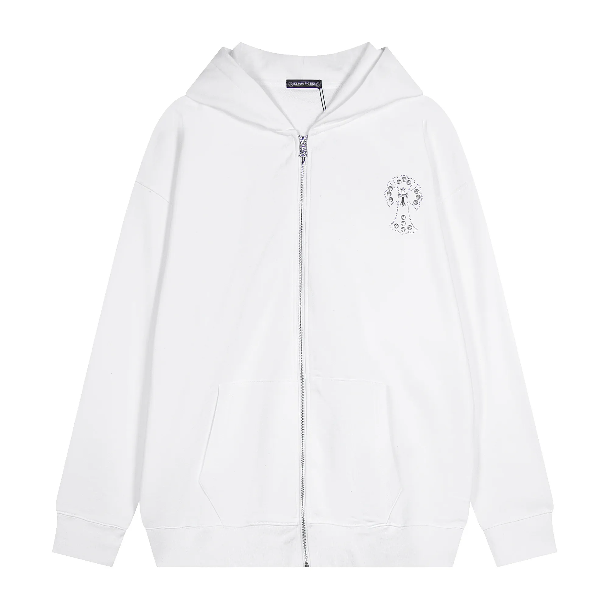 P310 Chrome Hearts Chrome Hearts Metal Cardigan Sweater Size: SMLXL Color: Black, White